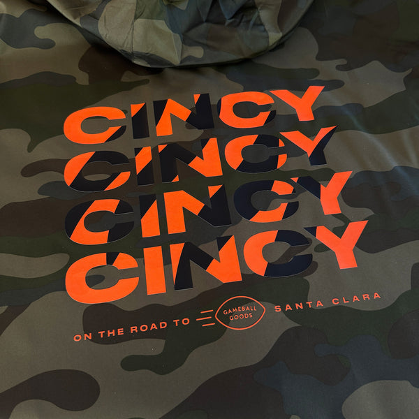 Unisex Lightweight Camo Windbreaker Jacket