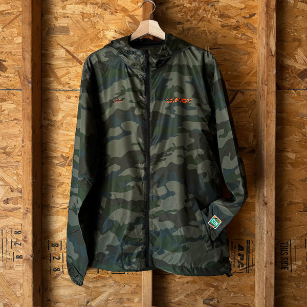 Unisex Lightweight Camo Windbreaker Jacket