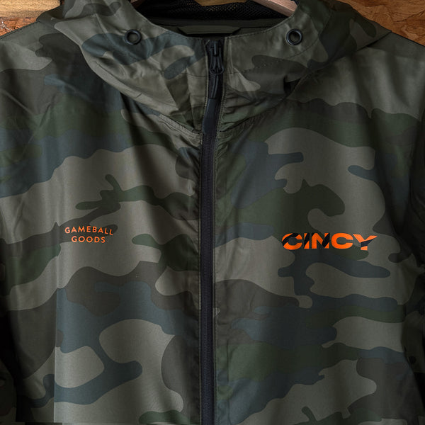 Unisex Lightweight Camo Windbreaker Jacket
