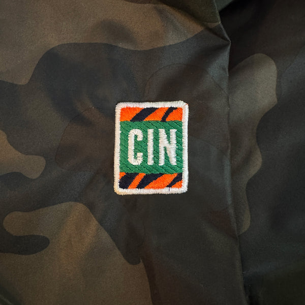 Unisex Lightweight Camo Windbreaker Jacket